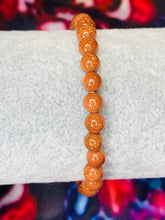 Load image into Gallery viewer, 6mm Gold Stone Bead Bracelet