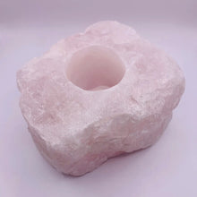 Load image into Gallery viewer, Rose Quartz Candle Holder
