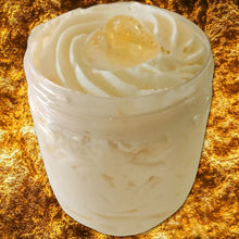 Load image into Gallery viewer, Citrine Crystal Infused Reiki Charged Luxury Whipped Body Butter VEGAN