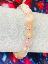 Load image into Gallery viewer, Cherry Blossom (Flower) Agate Bead Bracelet