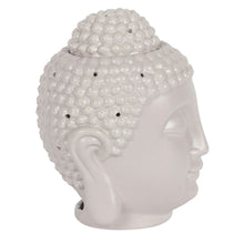 Load image into Gallery viewer, Large Grey Buddha Head Oil Burner