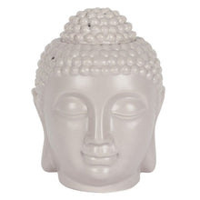 Load image into Gallery viewer, Large Grey Buddha Head Oil Burner