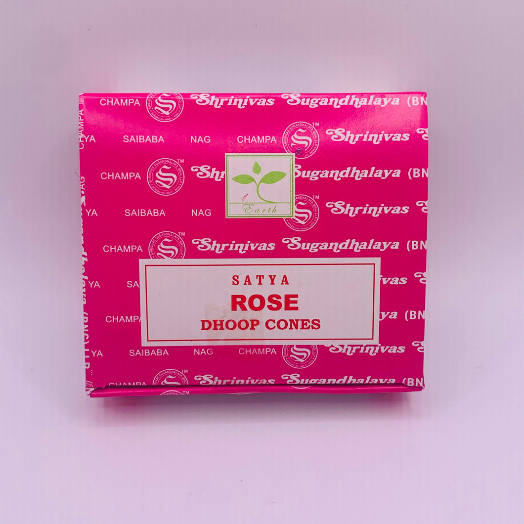 Satya Rose Incense Cones