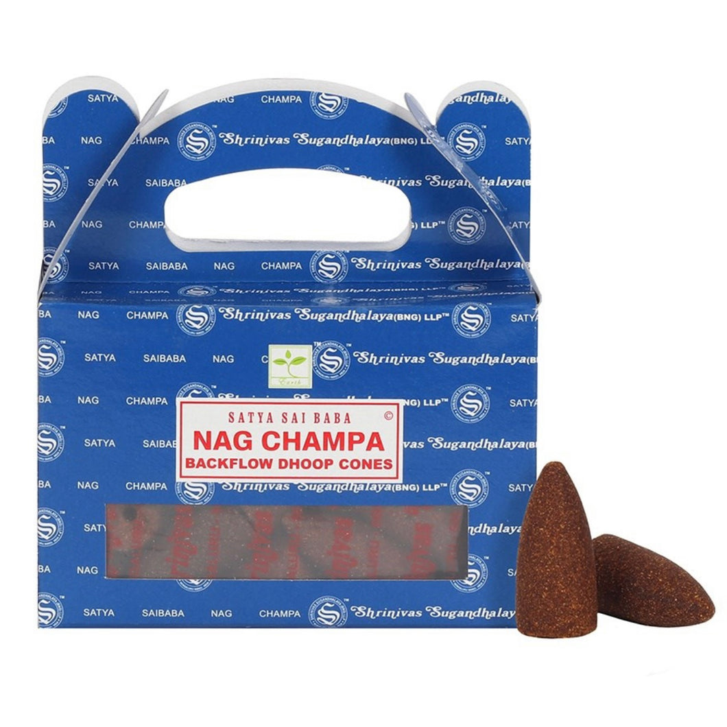 Satya Nag Champa Backflow Cones