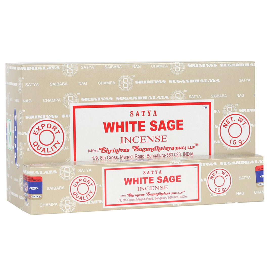 Satya White Sage Incense Sticks