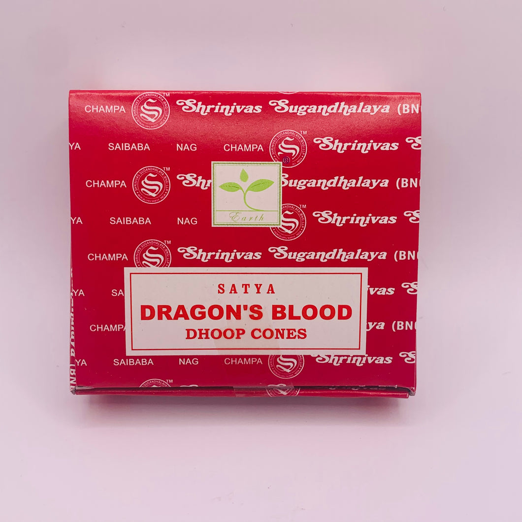 Satya Dragons Blood Incense Cones