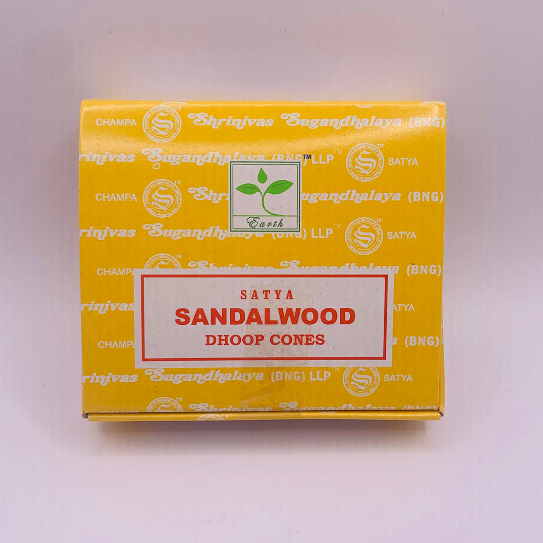 Satya Sandalwood Incense Cones