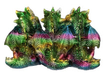Load image into Gallery viewer, Rainbow Dragon Metallic Hear No See No Speak No Evil
