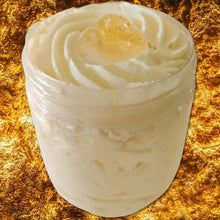 Load image into Gallery viewer, Citrine Crystal Infused Reiki Charged Luxury Whipped Body Butter VEGAN
