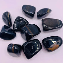 Load image into Gallery viewer, Blue Tiger Eye Tumble Stone

