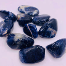 Load image into Gallery viewer, Sodalite Tumble Stones
