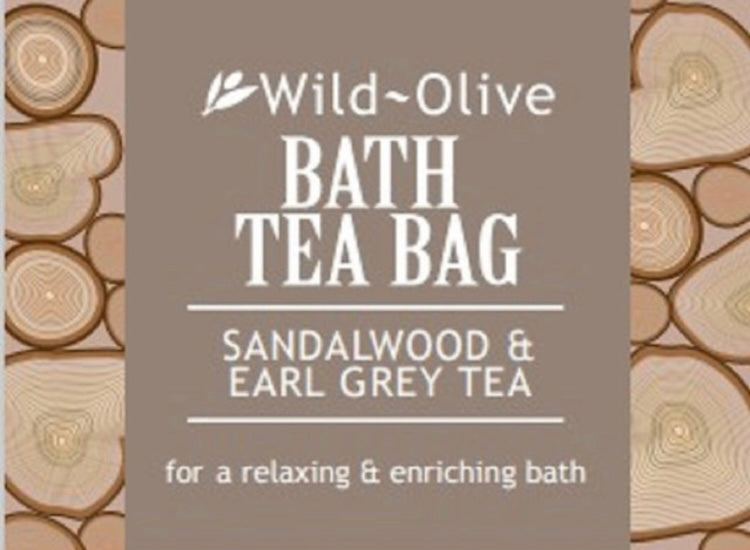 Sandalwood & Earl Grey Bath Tea Bag