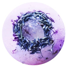 Load image into Gallery viewer, Amethyst Protection Aromatherapy Reiki Crystal Bath Bomb
