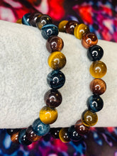 Load image into Gallery viewer, Mixed Tiger’s Eye Bracelet
