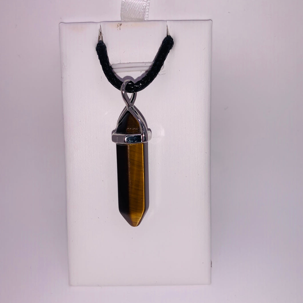 Tigers Eye Point Pendant