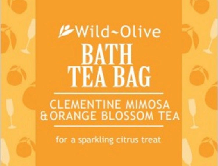 Clementine Mimosa Bath Tea Bag
