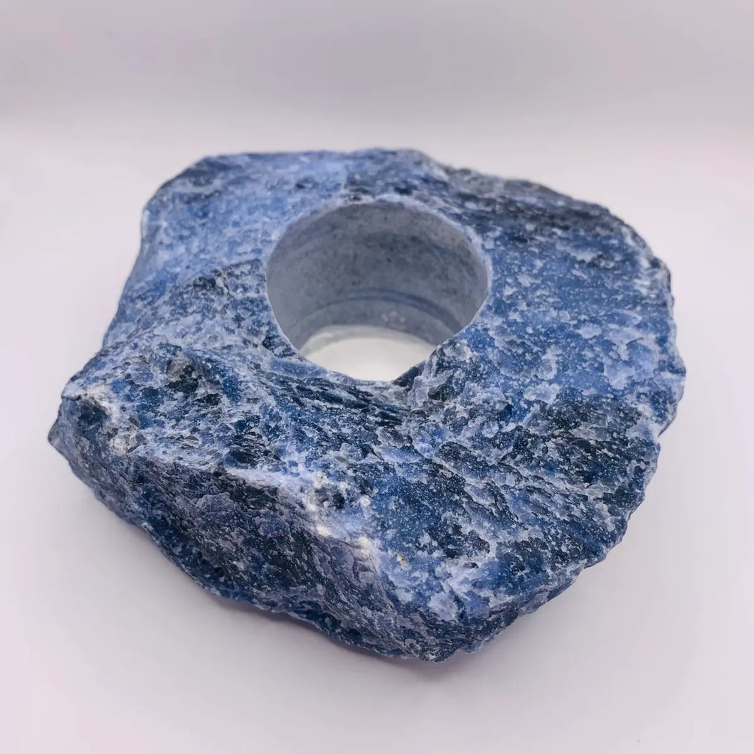 Sodalite Candle Holder