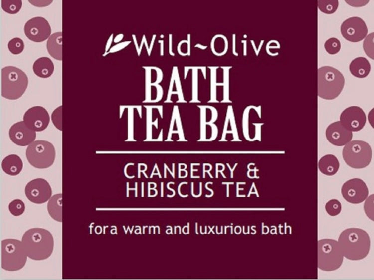 Cranberry & Hibiscus Tea Bath Tea Bag