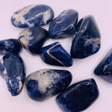 Load image into Gallery viewer, Sodalite Tumble Stones
