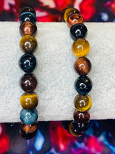 Load image into Gallery viewer, Mixed Tiger’s Eye Bracelet
