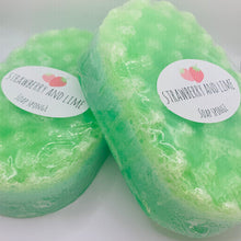 Load image into Gallery viewer, Strawberry &amp; Lime Soap Sponge
