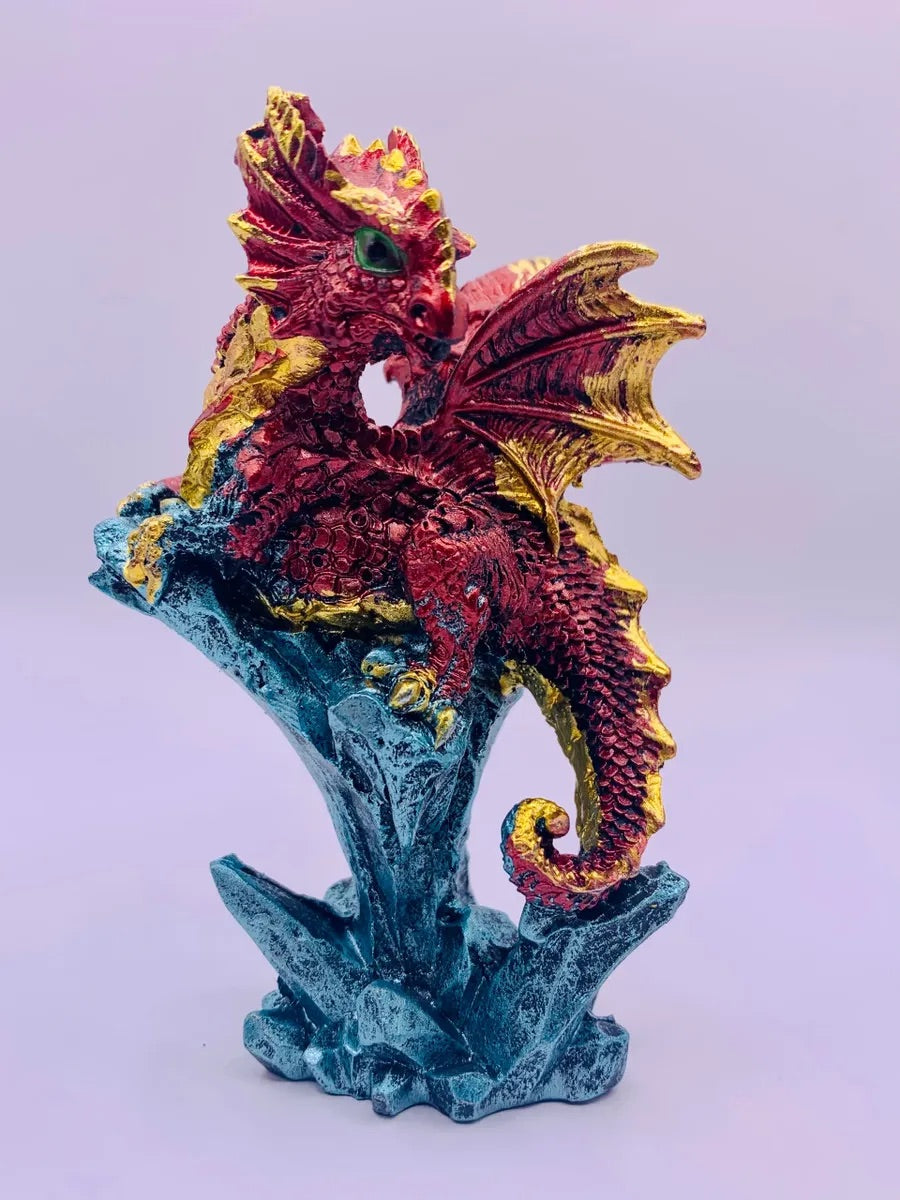 Enchanted Nightmare Dragon - Mini Rock Crystal