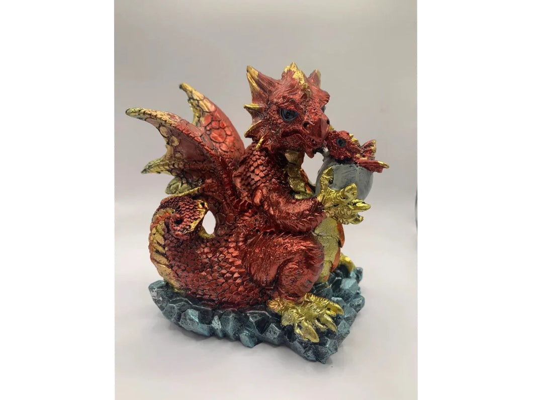 Elements Dragon Mother with Hatching Baby