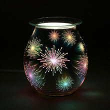 Load image into Gallery viewer, 3D Firework Effect Light Up Electric Oil Burner
